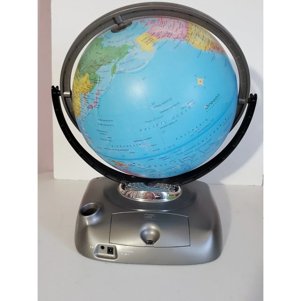 Vintage Oregon Scientific Smart Globe Deluxe Edition NO PEN Globe Only